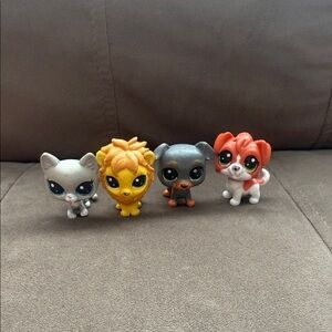 Colorful Small Pet Figurine Set